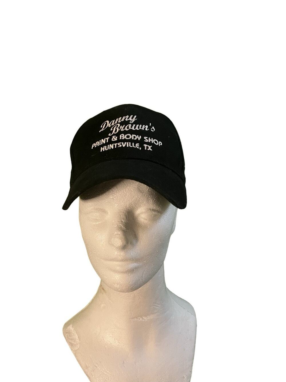 Danny Brown’s Paint & Body Shop Huntsville TX Hat Black Embroidered Strapback